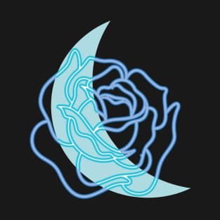 Neon Moon Rose T-Shirt