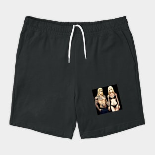 Tatoo Anime Couple Shorts