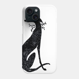 Black sighthound Phone Case