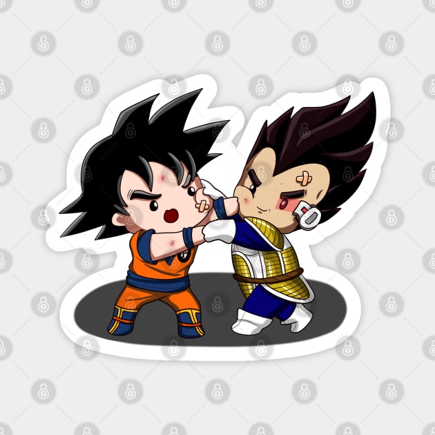 Goku x Vegeta chibi [cover] by HTK AMN