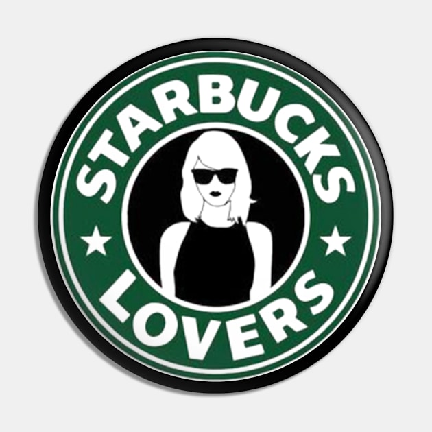 Taylor Swift Starbucks Lovers Pin by Cun-Tees!