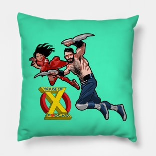 House of X Podcast Hosts by James Miller Pillow