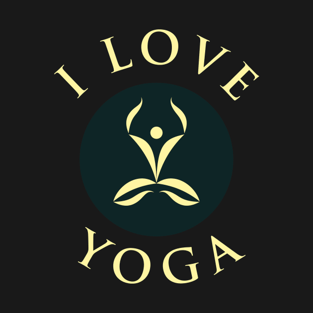 I LOVE YOGA by Wavey's