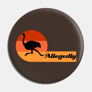 Retro Vintage Allegedly Ostrich Pin