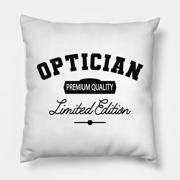 Optician - Premium Quality Limited Edition Pillow by KC Happy Shop