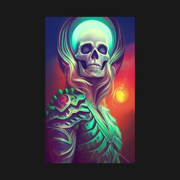 Midevil Skeleton Art by ShopSunday