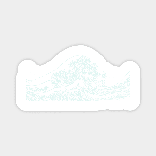 Waves in Seafoam Mist from the original the Great Waves Magnet by PixDezines