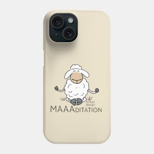 Sheep - wordplay - Meditation Phone Case