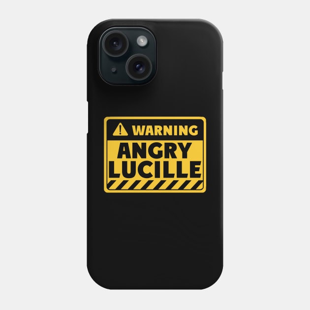 Angry Lucille Phone Case by EriEri