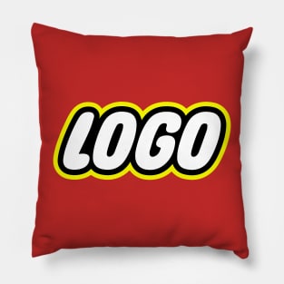 LOGO - Funny Building Blocks Parody Pillow