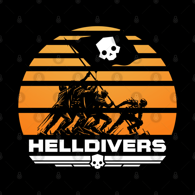 HELLDIVERS FLAG by jorgejebraws