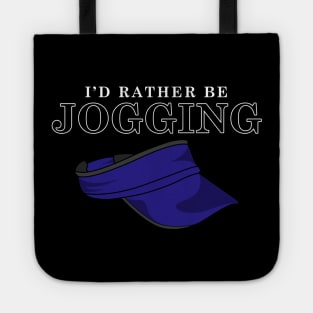 I'd rather be jogging Tote