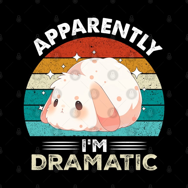 apparently i'm dramatic kawaii dramatic bunny by GothicDesigns