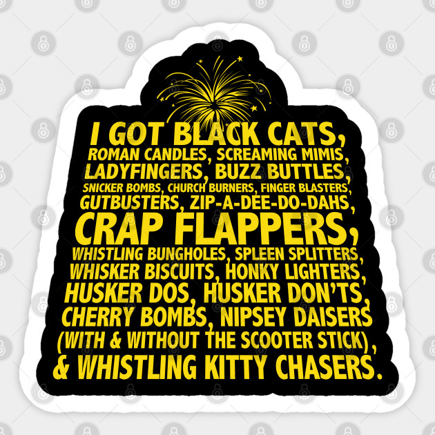 Joe Dirt Fireworks Joe Dirt Sticker Teepublic Uk