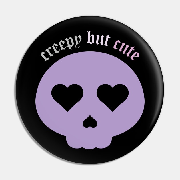 Pastel Goth Creepy Cute Pin by SeaGreen