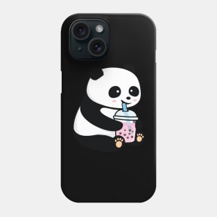 Kawaii Cute Anime Panda Otaku Japanese Bubble Boba Tea Phone Case