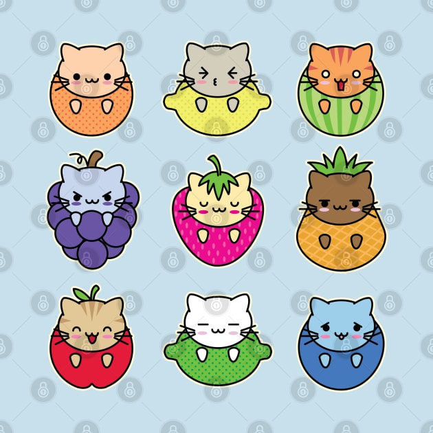 Fruit Cats by Kappacino Creations