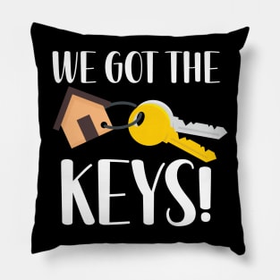 We Got The Keys Pillow
