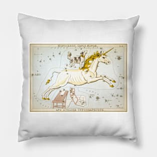 Unicorn constellation Pillow