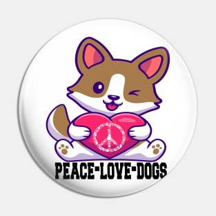 peace love dogs Pin