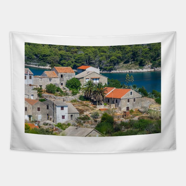 Mali Iž, island Iž, Croatia Tapestry by ivancoric