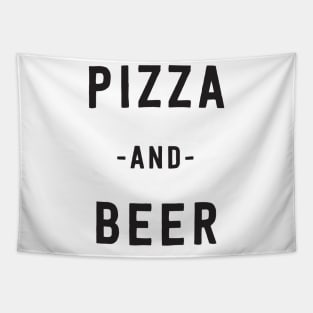 Pizza and beer Tapestry