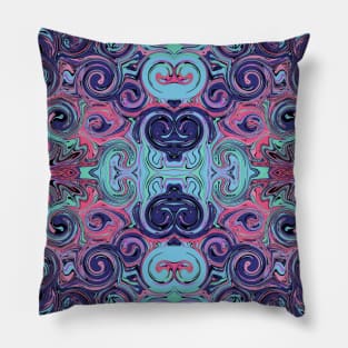 Psychedelic Swirls Pillow