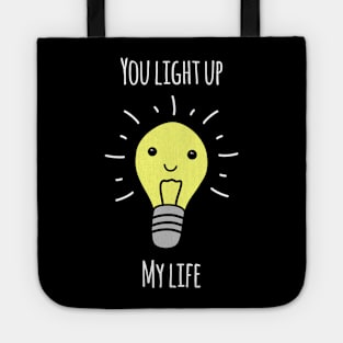 'You Light Up My Life' (Black Edition) Tote