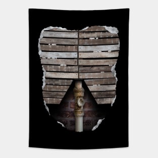 Plaster and Wood Skeleton Tapestry