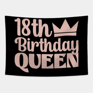 18th Birthday Queen Tapestry