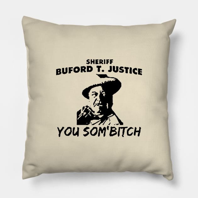 Buford T Justice Pillow by tewak50