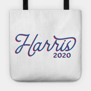 Kamala Harris 2020, monoline script text. Kamala For The People in this presidential race. Tote