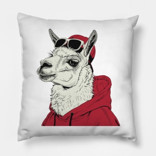 Llama hippie Pillow