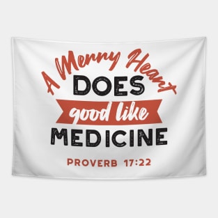 Proverb 17 22 Bible Verse Quote II Tapestry