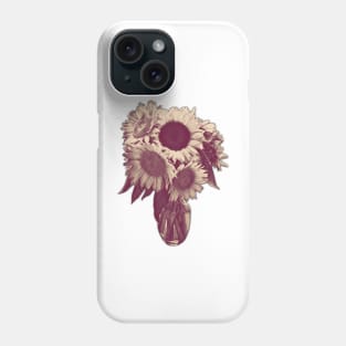 FloraVasia | Sepia Flower Vase Phone Case