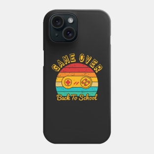 Game Over Back To School Phone Case