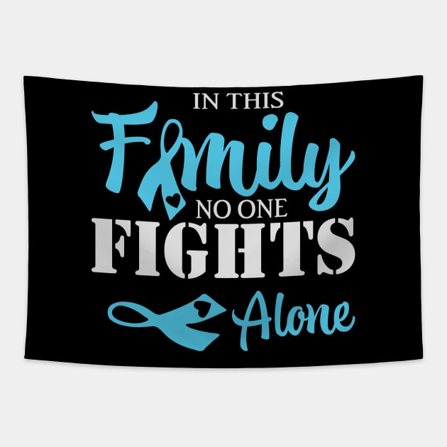 In This Family No one Fights Alone Tapestry by busines_night