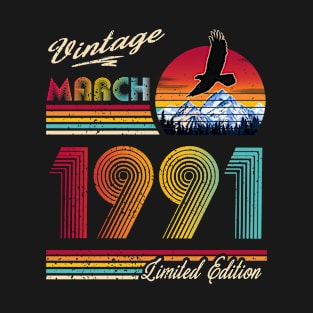 March 1991 Birthday T-Shirt