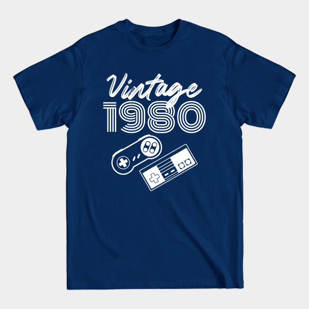 Discover Vintage 1980 Old Gamers - Vintage Gamers - T-Shirt