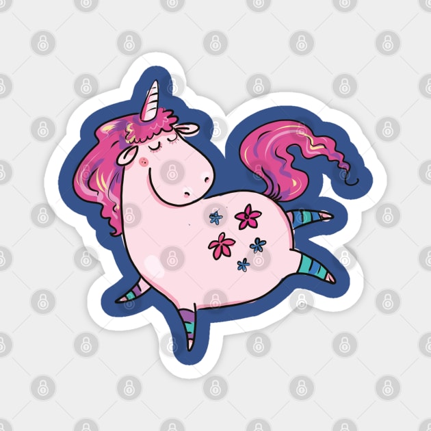 Unicorn dreaming Magnet by holidaystore