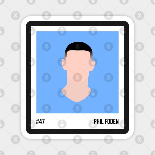 Phil Foden Minimalistic Camera Film Magnet by GotchaFace