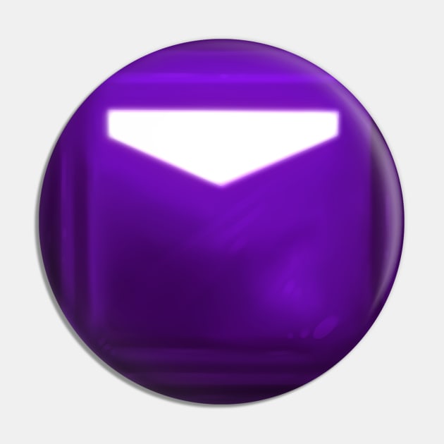 Beat Saber - Custom Colors - Violet Purple - Block Cube Pin by JessySketches