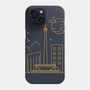 Gold Monas Phone Case