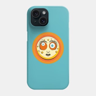 Crazy Moon Face Phone Case