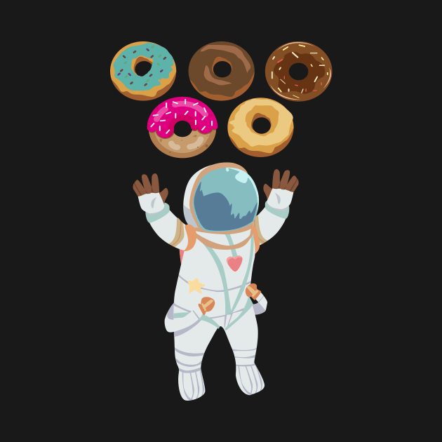 Adachi to Shimamura - Space Suit Girl Yashiro & Donuts by Dokey4Artist