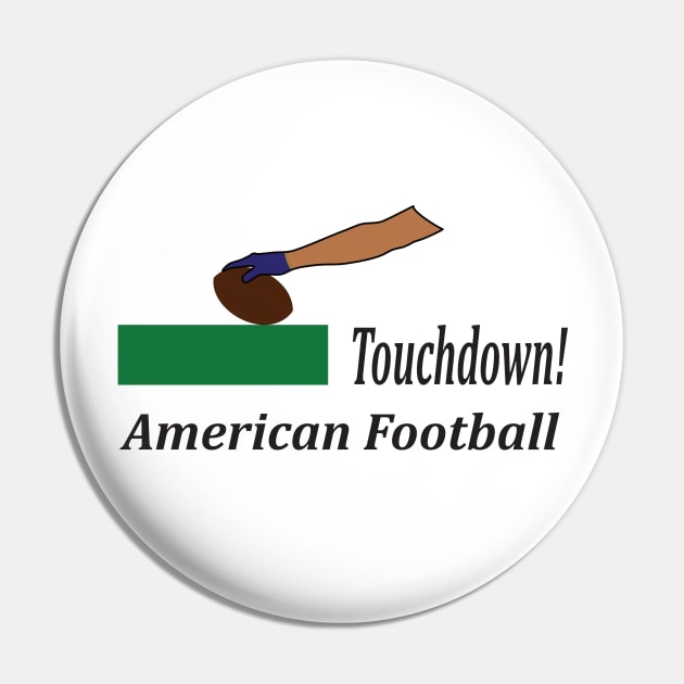 Arm of an american football player making touchdown Pin by GiCapgraphics