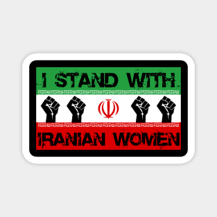 Stand with Iranian Women Iran Flag Magnet