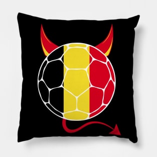 Belgium Football Halloween Pillow