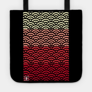 Retro Japanese Clouds Pattern RE:COLOR 21 Tote