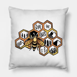 Save the Bees !! Pillow